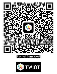 TWINT QR-Code f&uuml;r Zahlungen an das Gloryfest